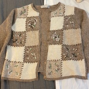 Vintage patchwork cardigan